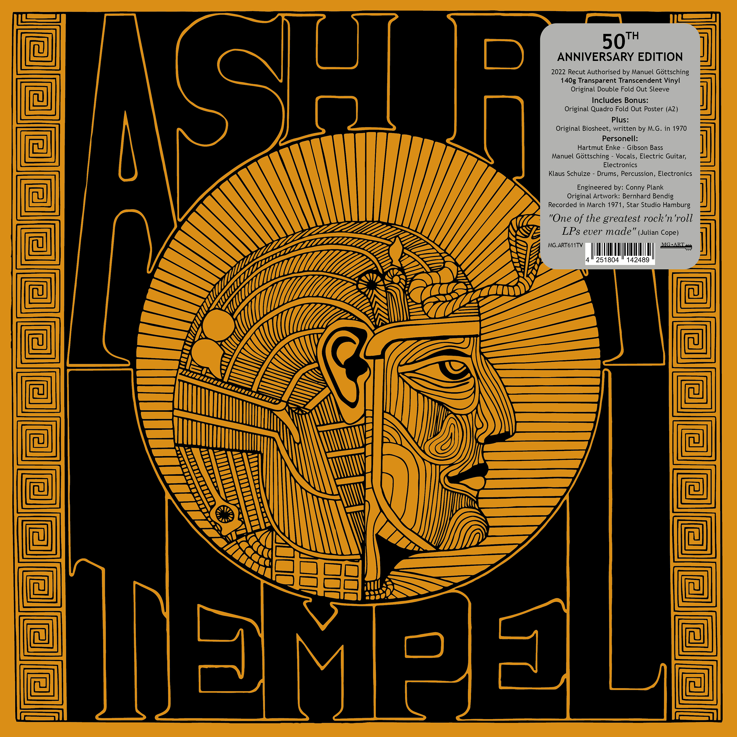 Ash Ra Tempel - Ltd Transparent Vinyl Edition Ash Ra Tempel