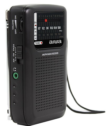 AIWA Fickradio med hörlur