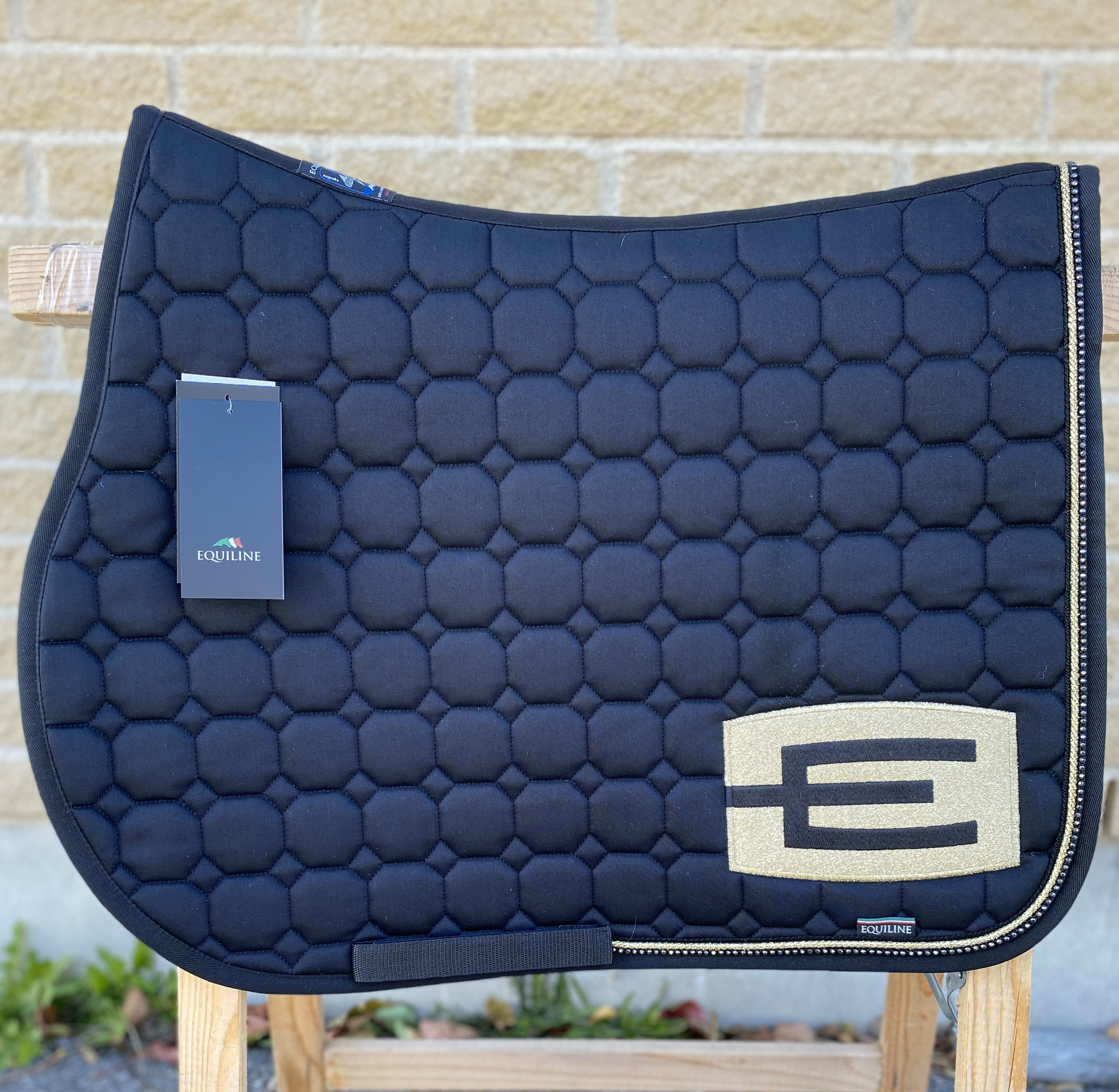 EQUILINE HOPPSCHABRAK GOLD/BLACK, GOLD, BLACK SWAROWSKI