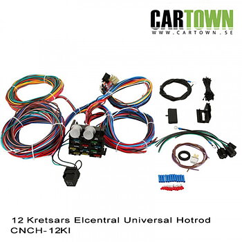 Universal Kabelhärva 12 kretsar HotRod 