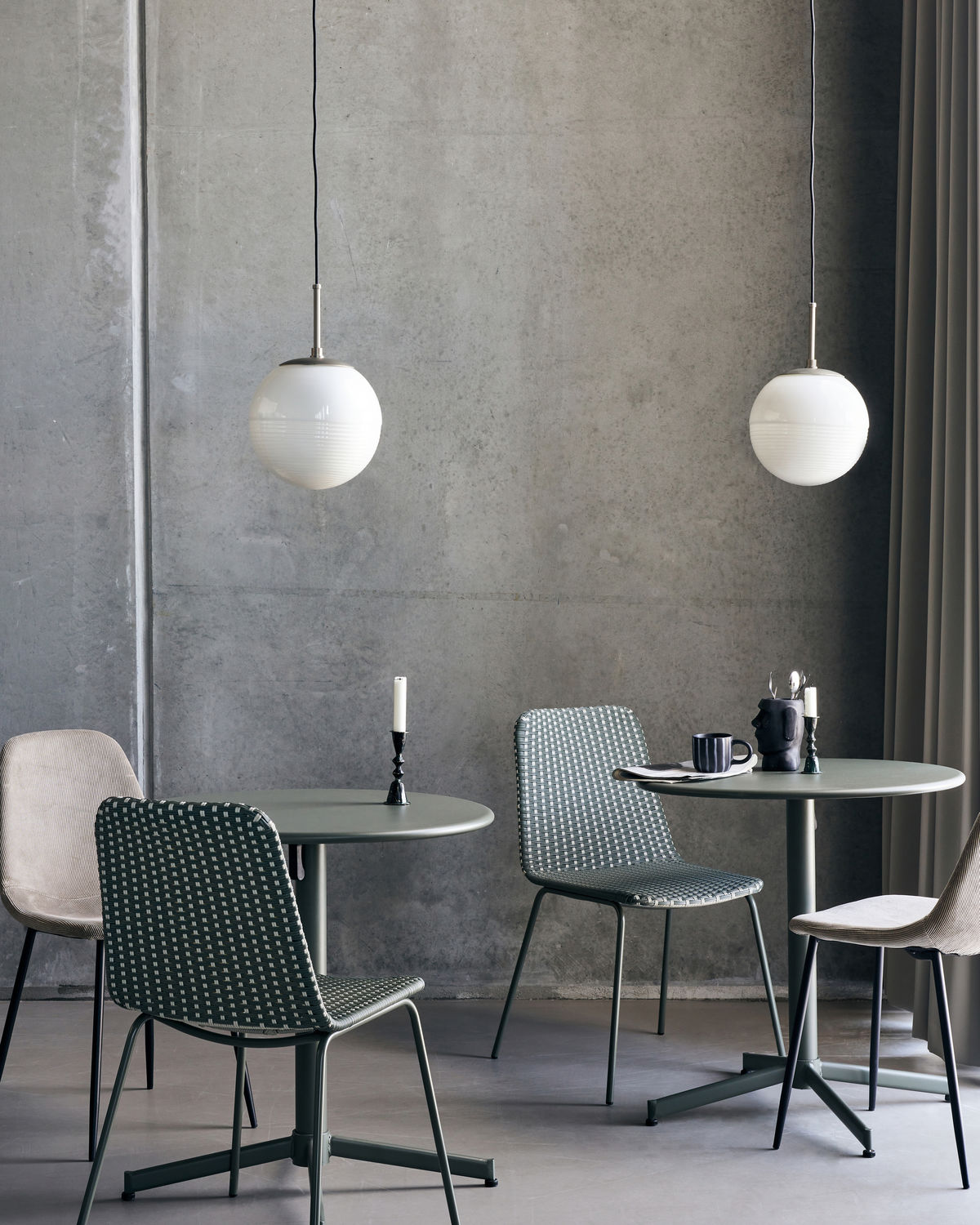 HOUSE DOCTOR Lampa, Halda, Vit/brun - 4