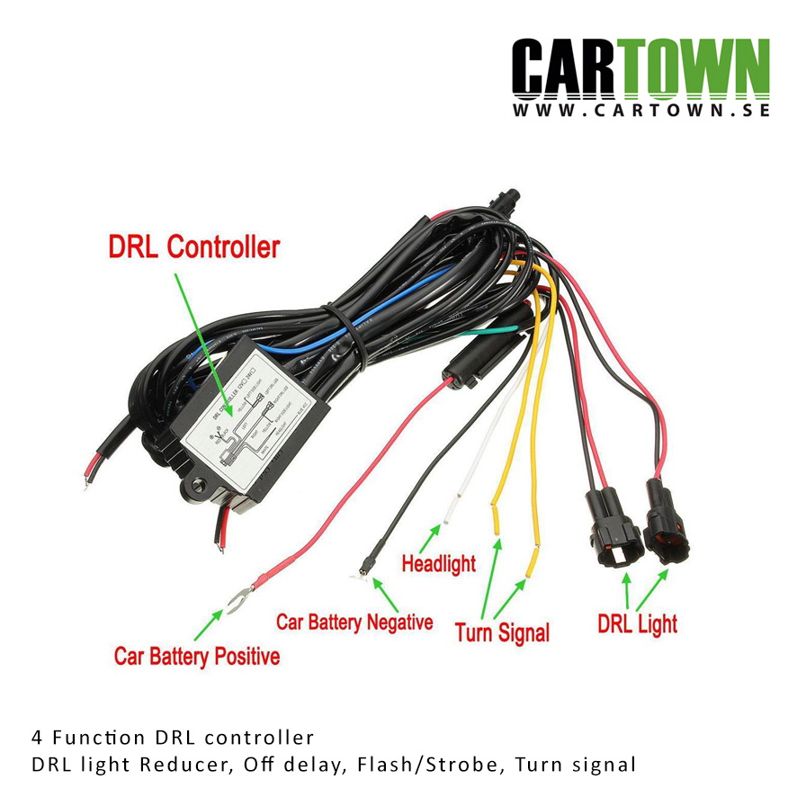 DRL styrmodul, flerfunktionsmodul 50% toning - 3