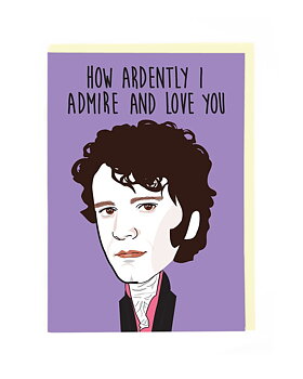 Modern Icons : Mr Darcy - Kort med kuvert