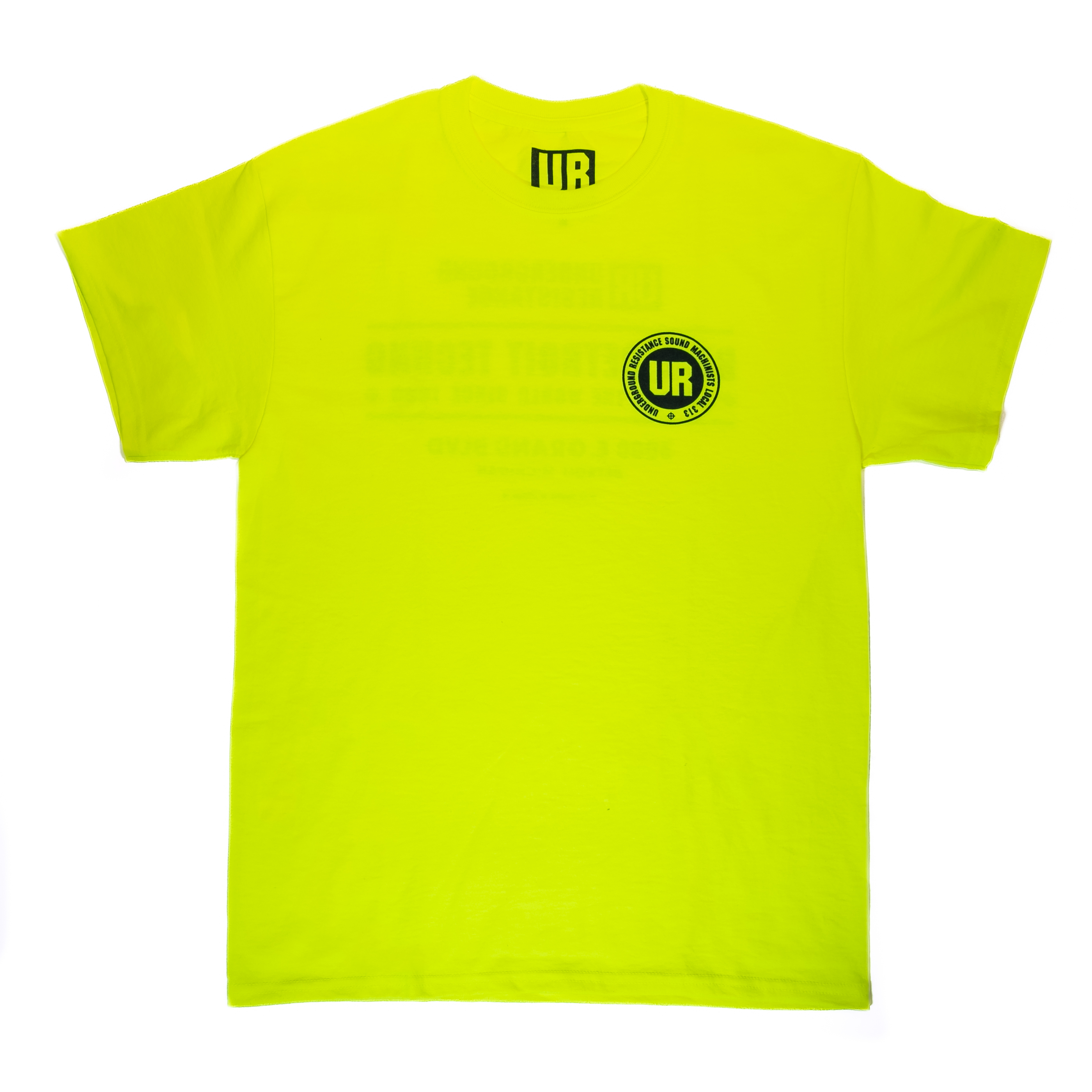 Underground Resistance 'Workers' T-Shirt Yellow M 