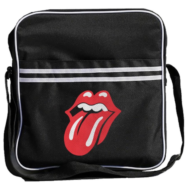 Axelväska: Rolling Stones Classic Tongue (Zip Top Messenger Record Bag)