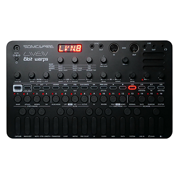 Sonicware LIVEN 8bit warps – Black Edition