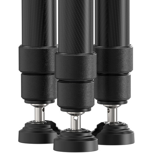 YC Onion Pineta Peak Photo & Video Carbon Tripod + Coconut 75mm Bowl Head - 12