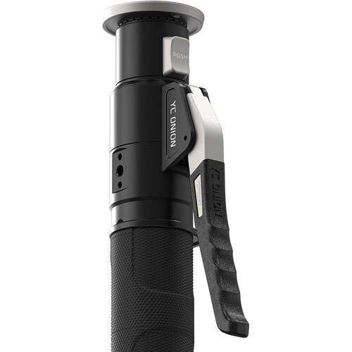 YC Onion Pineta Pro Carbon Fiber Monopod with Pedal Base and FH60 Fluid Head - 5