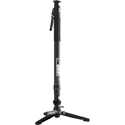 YC Onion Pineta Pro Carbon Fiber Monopod with Pedal Base and FH60 Fluid Head - 3