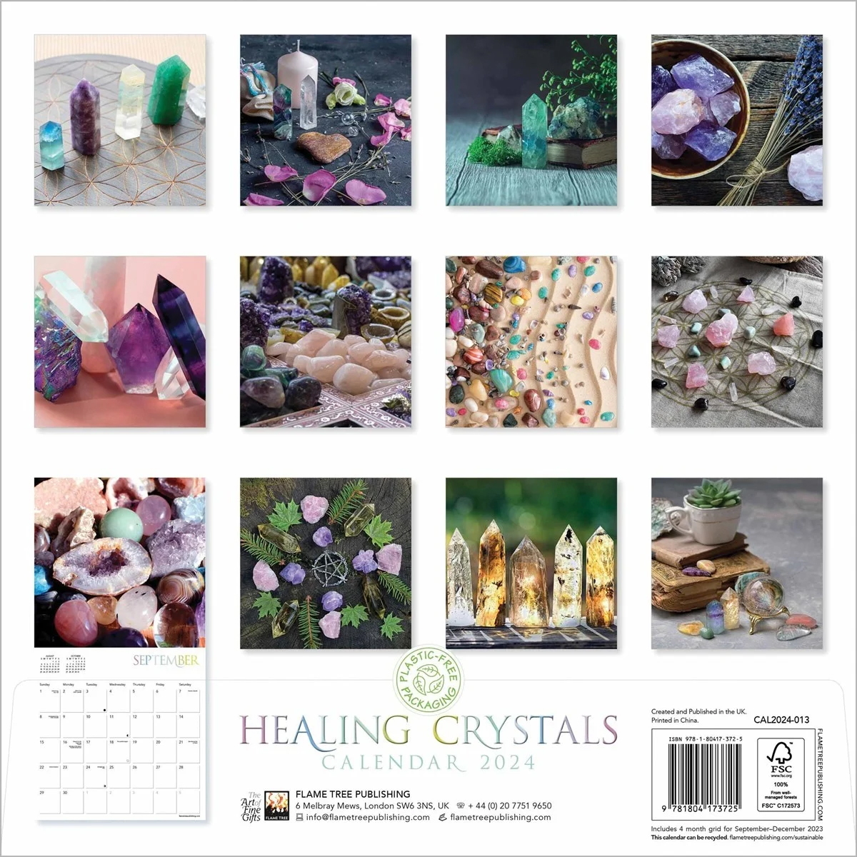 Meretes Ekobutik Healing Crystals Calendar 2024