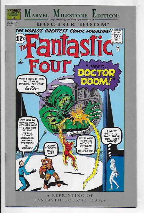 Marvel Milestone Edition: Fantastic Four # 5 VF/NM