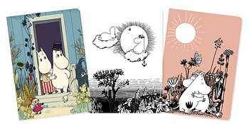 Mumin anteckningsbok 3-pack