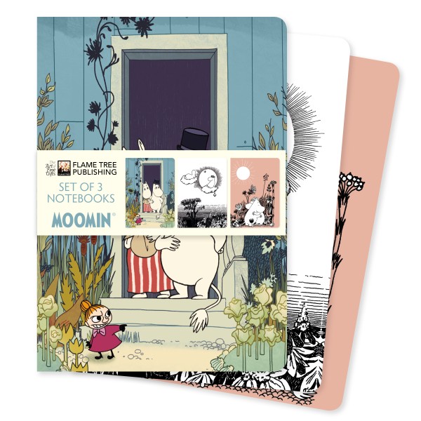 Mumin anteckningsbok 3-pack