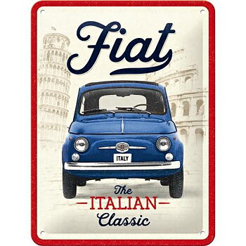 Skylt - Fiat 500 The Italian Classic