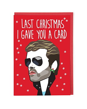Modern Icons Christmas : George Michael - Kort med kuvert