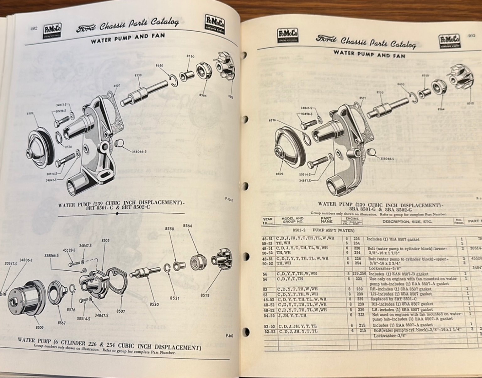 1948 - 1955 Ford Truck Chassis Parts and Accessories Catalog dec -55 - 3