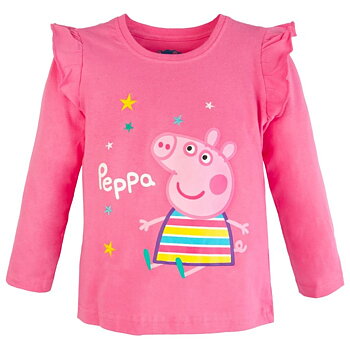 Greta Gris T-shirt Långärmad  Rosa