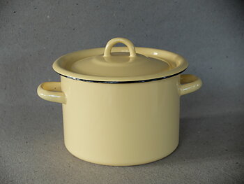 Kastrull/Gul/3 liter