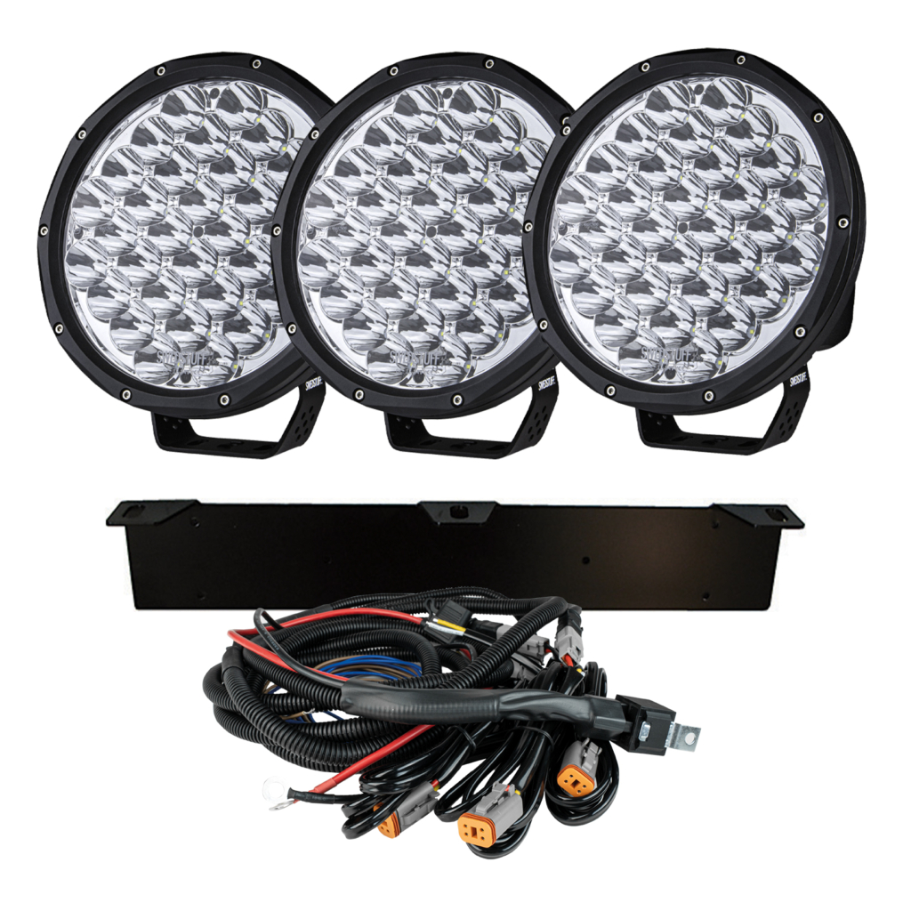 ZX-Komplett kit LDL-06 9" 3 lampor
