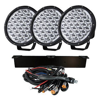 ZX-Komplett kit LDL-06 9" 3 lampor