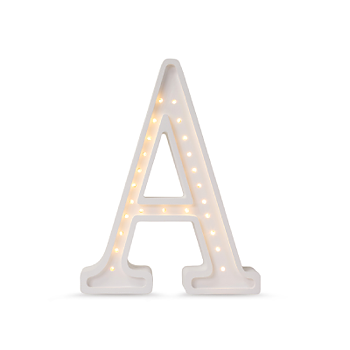 Little Lights Lampa Bokstav A