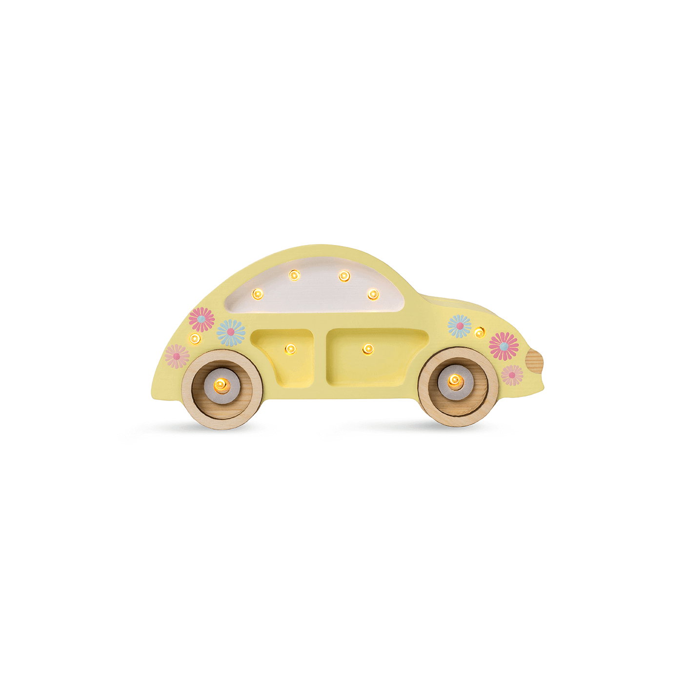 Little Lights Lampa Beetle Car Mini Solrosor