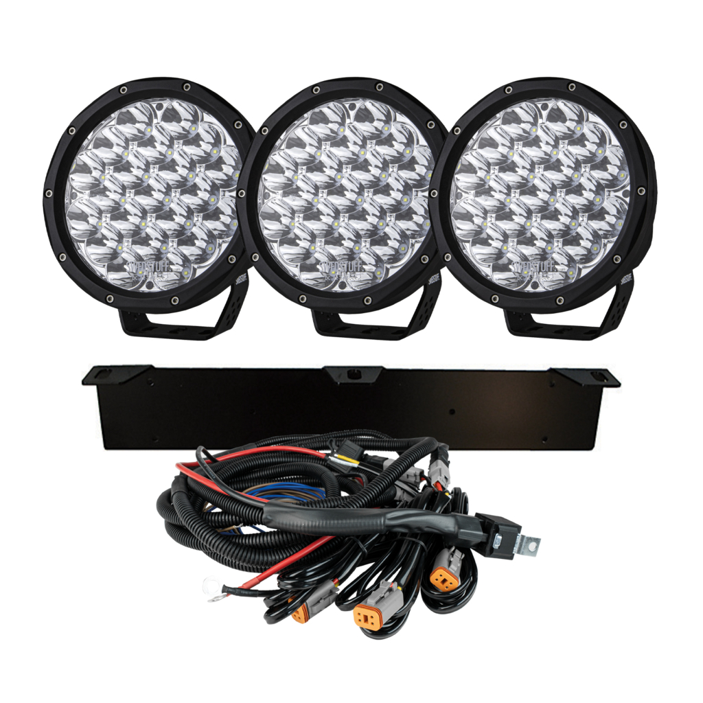 ZX-Komplett kit LDL-05 7" 3 lampor