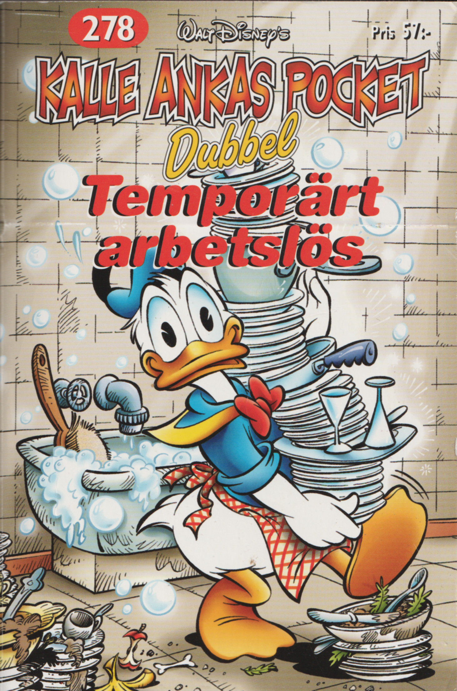 Kalle Ankas Pocket 278 Temporärt arbetslös, Begagnad