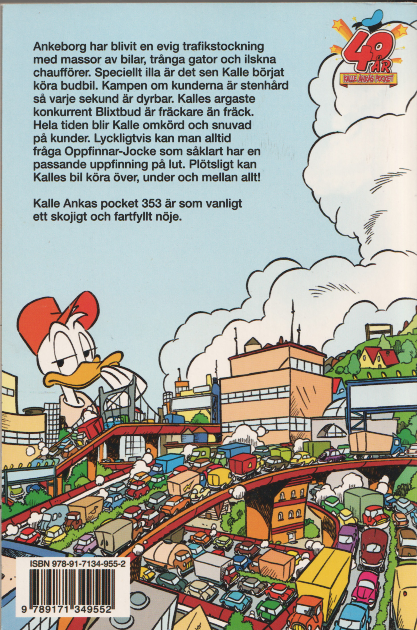 Kalle Ankas Pocket 353 Trångt Läge, Begagnad - 2