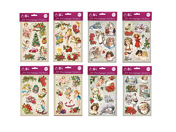 Glitterstickers Nostalgiänglar