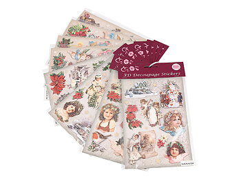 Glitterstickers Nostalgiänglar