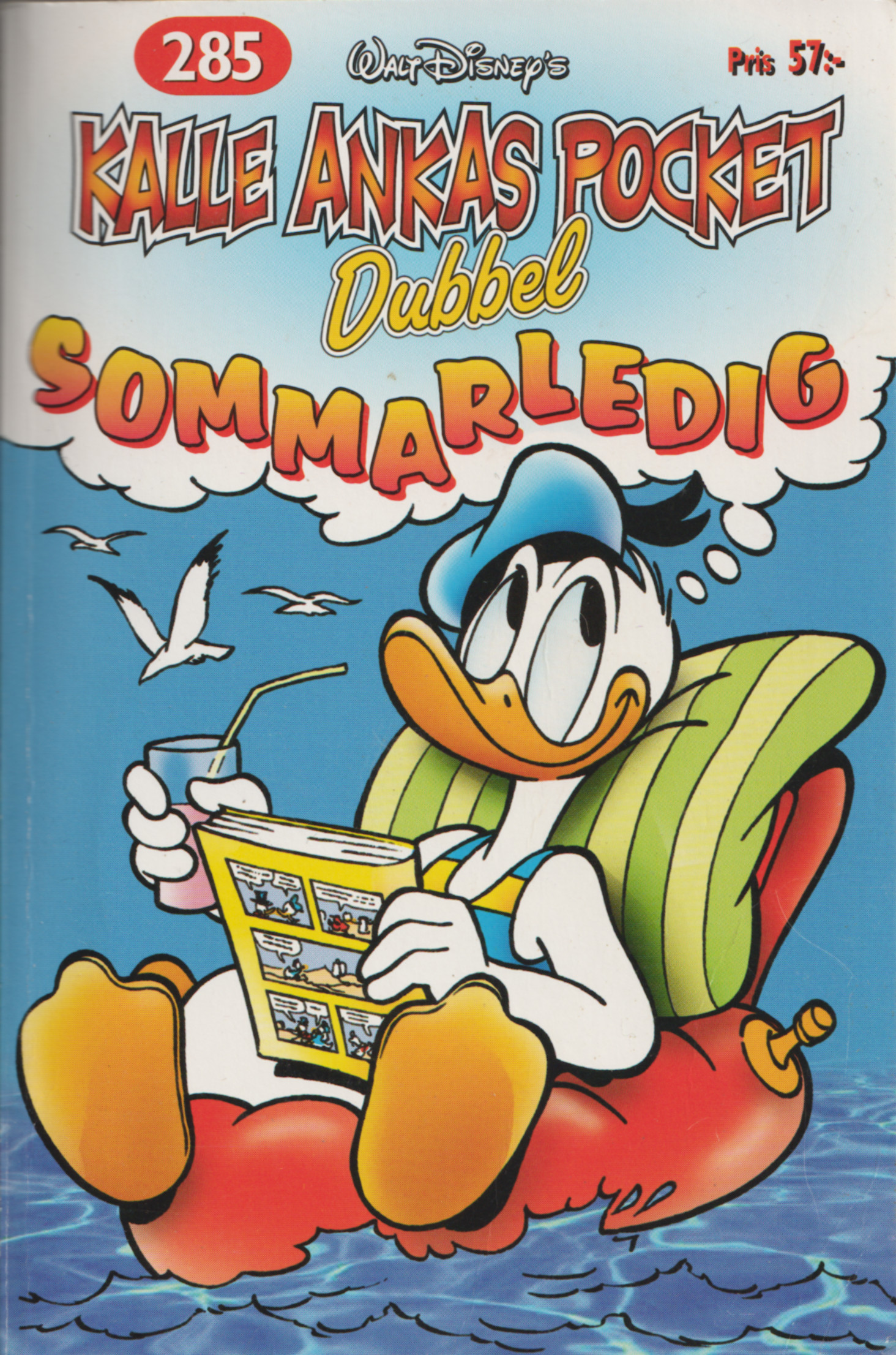 Kalle Ankas Pocket 285 Sommarledig, Begagnad