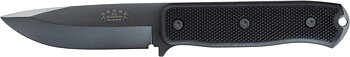 Knife F1xElmax BLACK, 10 cm / zytel sheath
