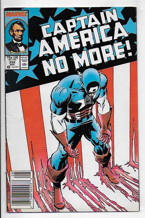 Captain America # 332 VG- Stämpel
