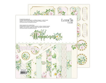 Lemon Craft Happiness 12x12 inch paper pad