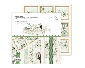 Lemon Craft Greenery 12x12 Inch Paper Pad