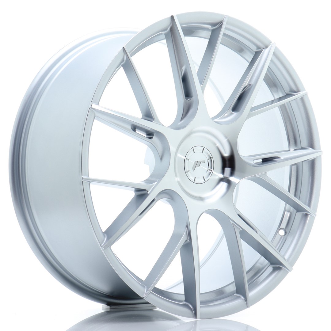20" JR Wheels JR42 - Silver Machined Face - 2