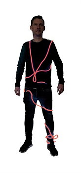 NEON KABEL RÖD