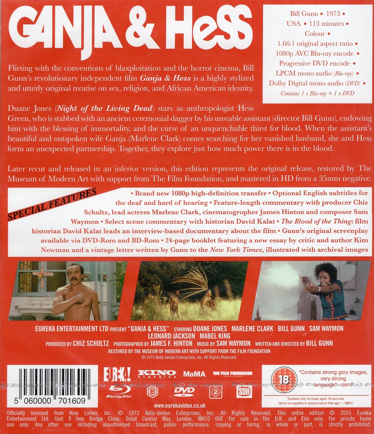 Ganja & Hess (ej svensk text) (Blu-ray + DVD) - 2