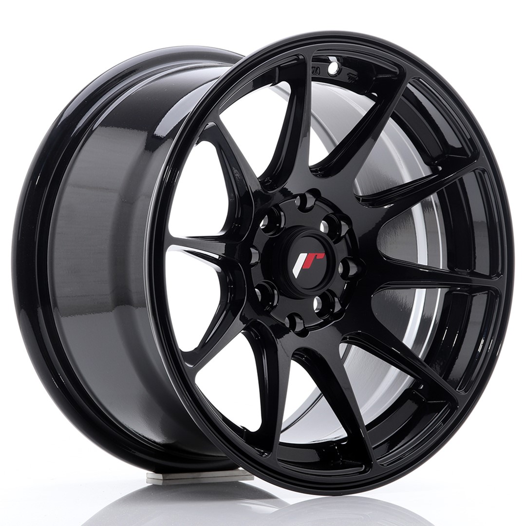 15" JR Wheels JR11 - Glossy Black - 2