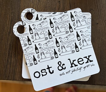 Ost&Kex bricka 25x25