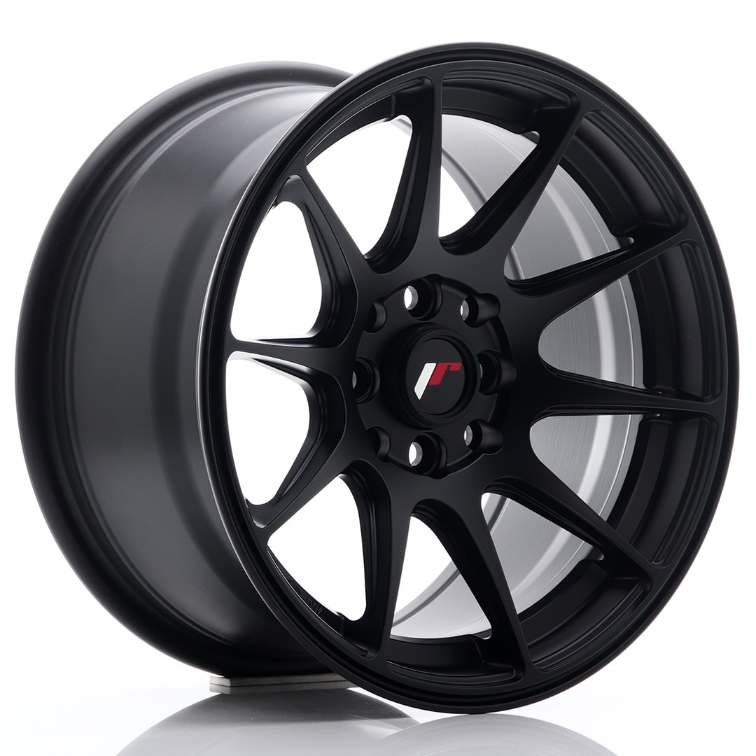 15" JR Wheels JR11 - Flat Black - 2