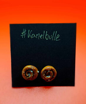 Stiftörhängen Kanelbulle
