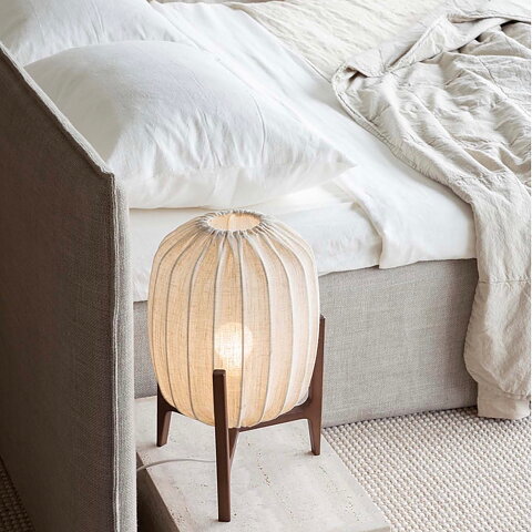 PRISMA TABLE OAK LAMP