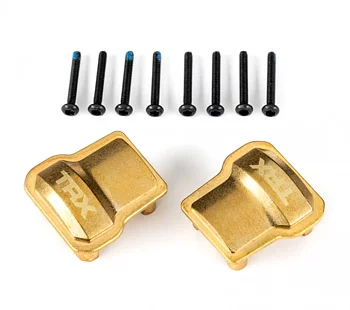 Axle Cover Brass Front/Rear w/ Screws (2) TRX-4M