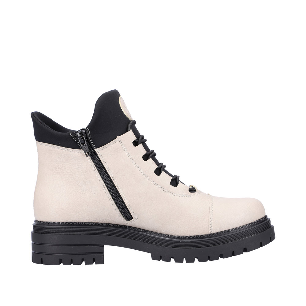 Rieker Damboots Varmfodrad Resårboots Beige - 2