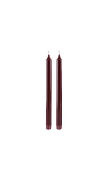 4-pack Stearinljus ECO vinröd