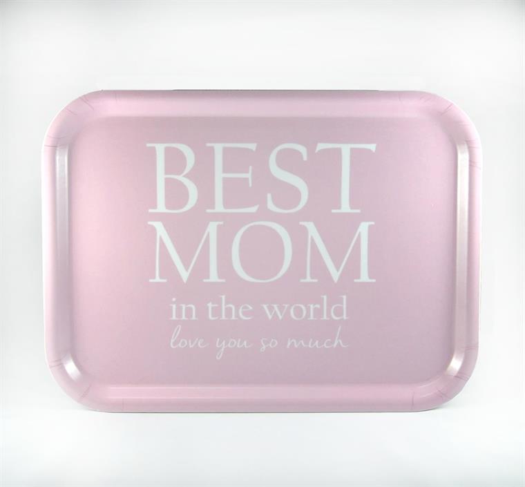Bricka | Best Mom-rosa 