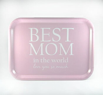 Bricka | Best Mom-rosa 