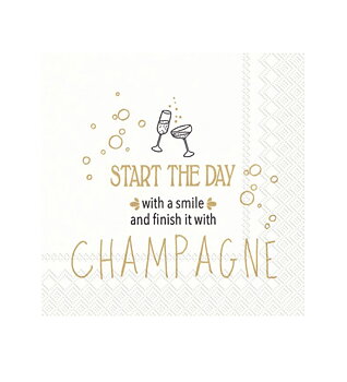  Champagne Servetter 20-pack 